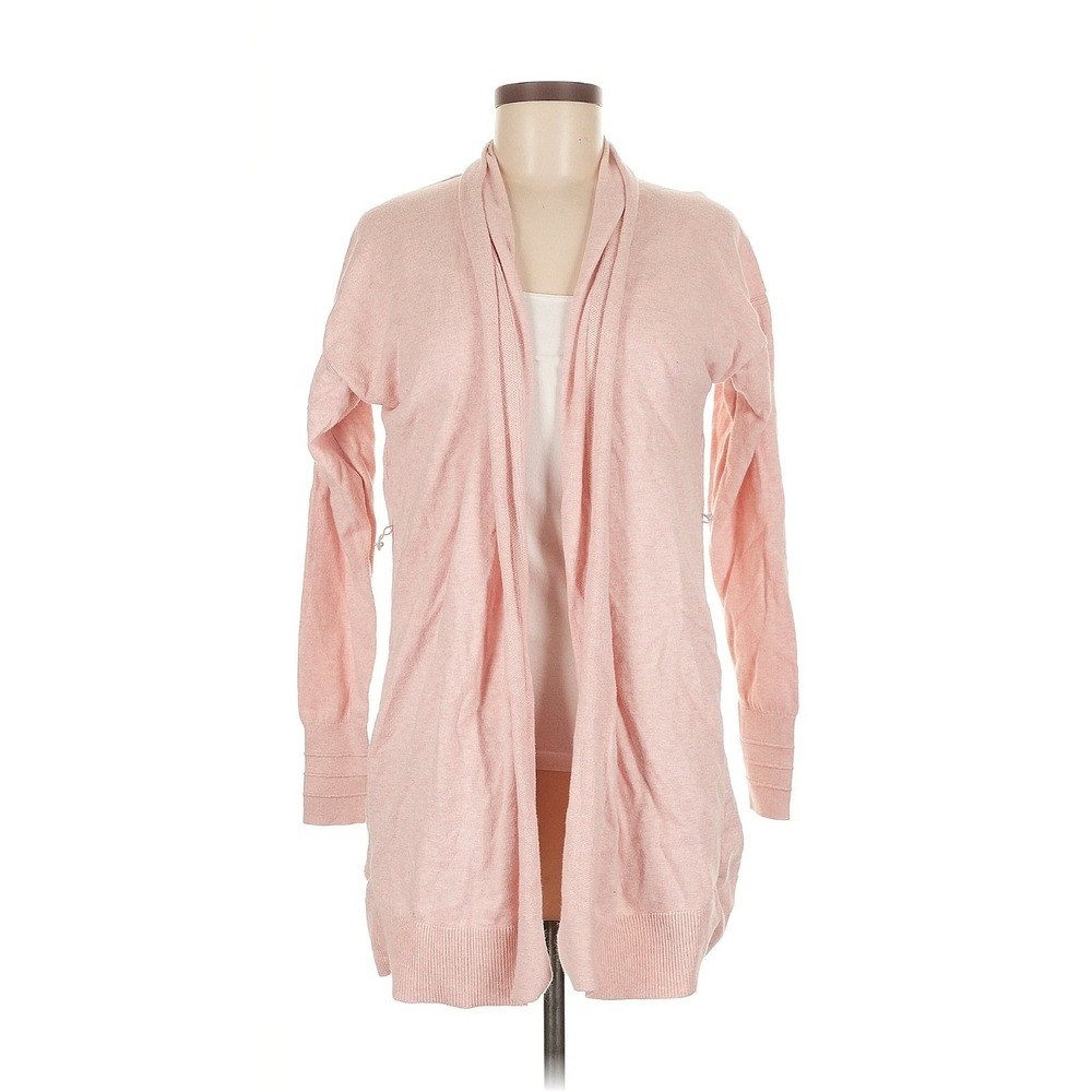 Lululemon Cashlu Cardigan Sweater Womens XS/S Pale Pink Knit Cashmere Blend EUC